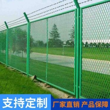 低碳鋼絲雙邊絲框架護欄網高速公路鐵路邊框鐵絲圍欄網浸塑防護欄