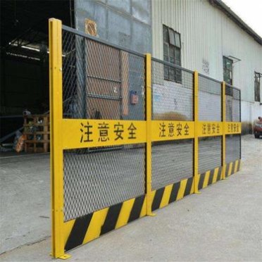廠家供應施工電梯防護門工地防撞欄 建筑井口施工門 基坑護欄