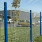 桃型柱护栏网 三角折弯护栏网 小区围网防护网 场地围栏网 护栏网